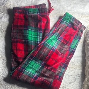 Plaid Red and Green Lounge Pants